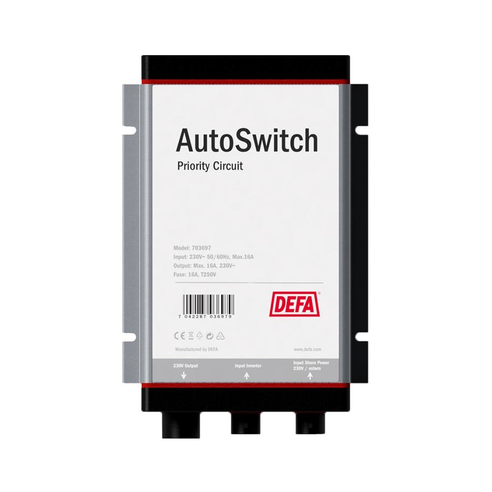 AutoSwitch priority circuit power distributer, front