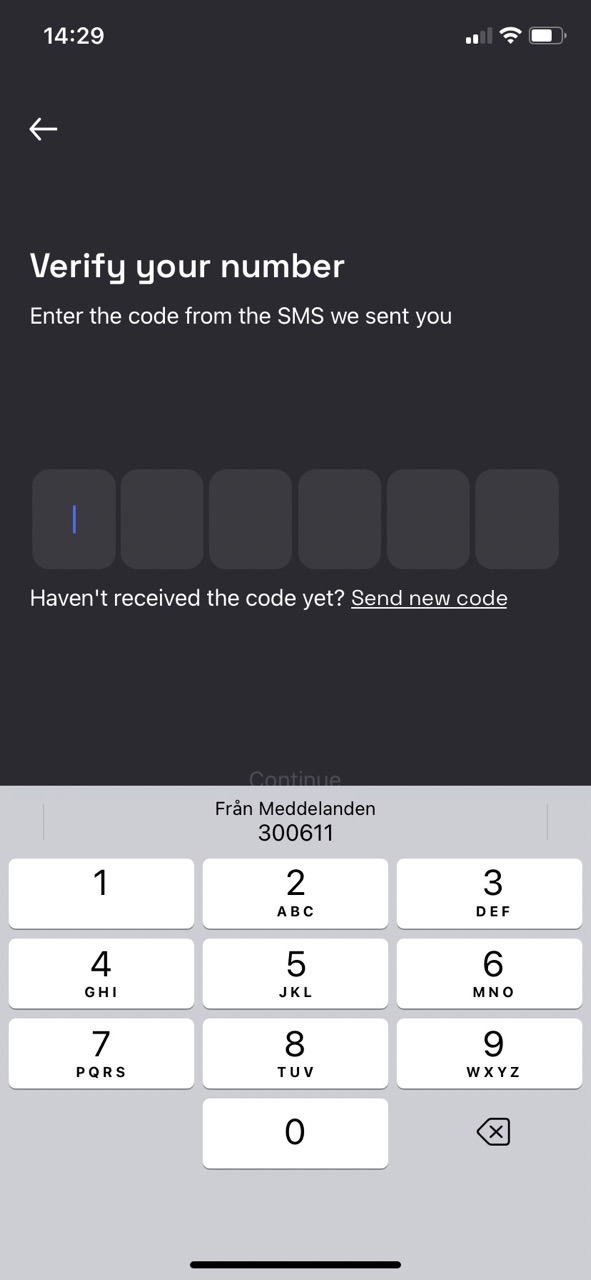Screenshot - Verify phone number in DEFA Power App