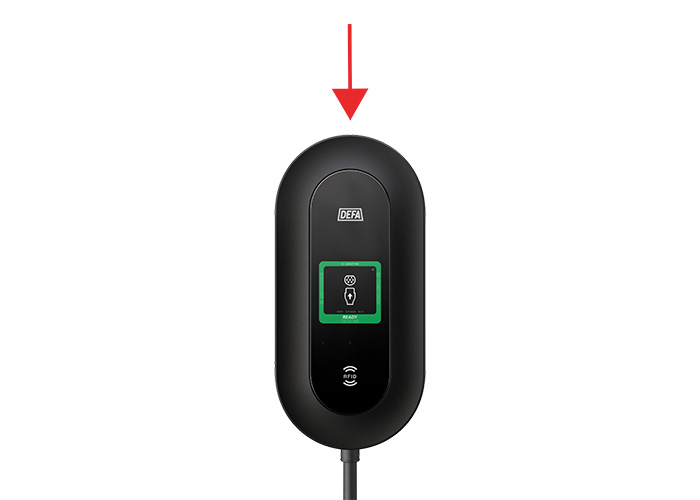 Illustration of where to find serial number on DEFA Power