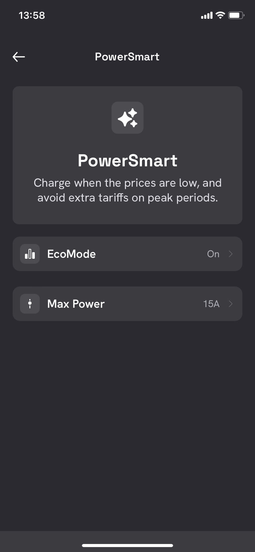 Power smart - Laddbox Defa Power app