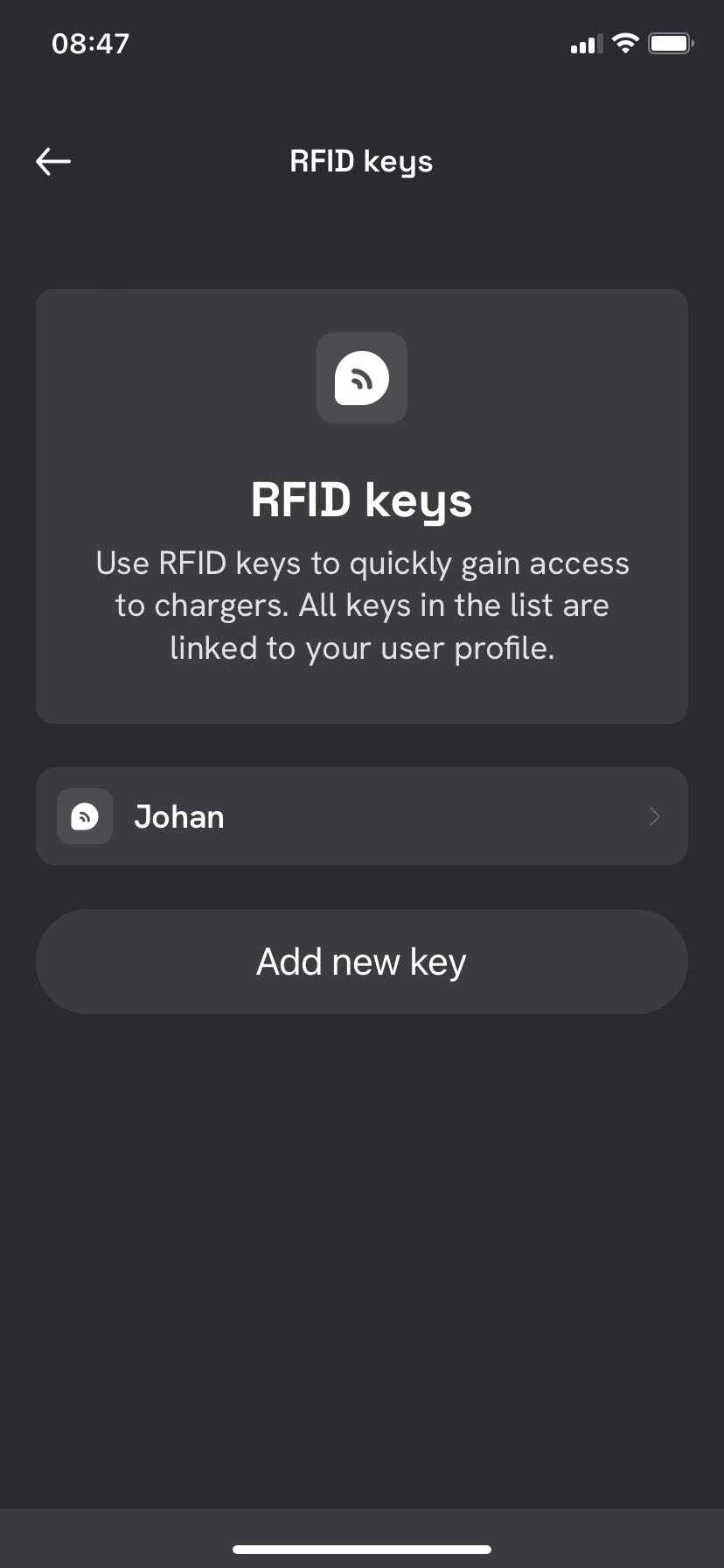 Lägga till RFID Nyckel - Defa power app