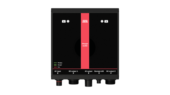 MultiCharger 2x35A onboard battery charger