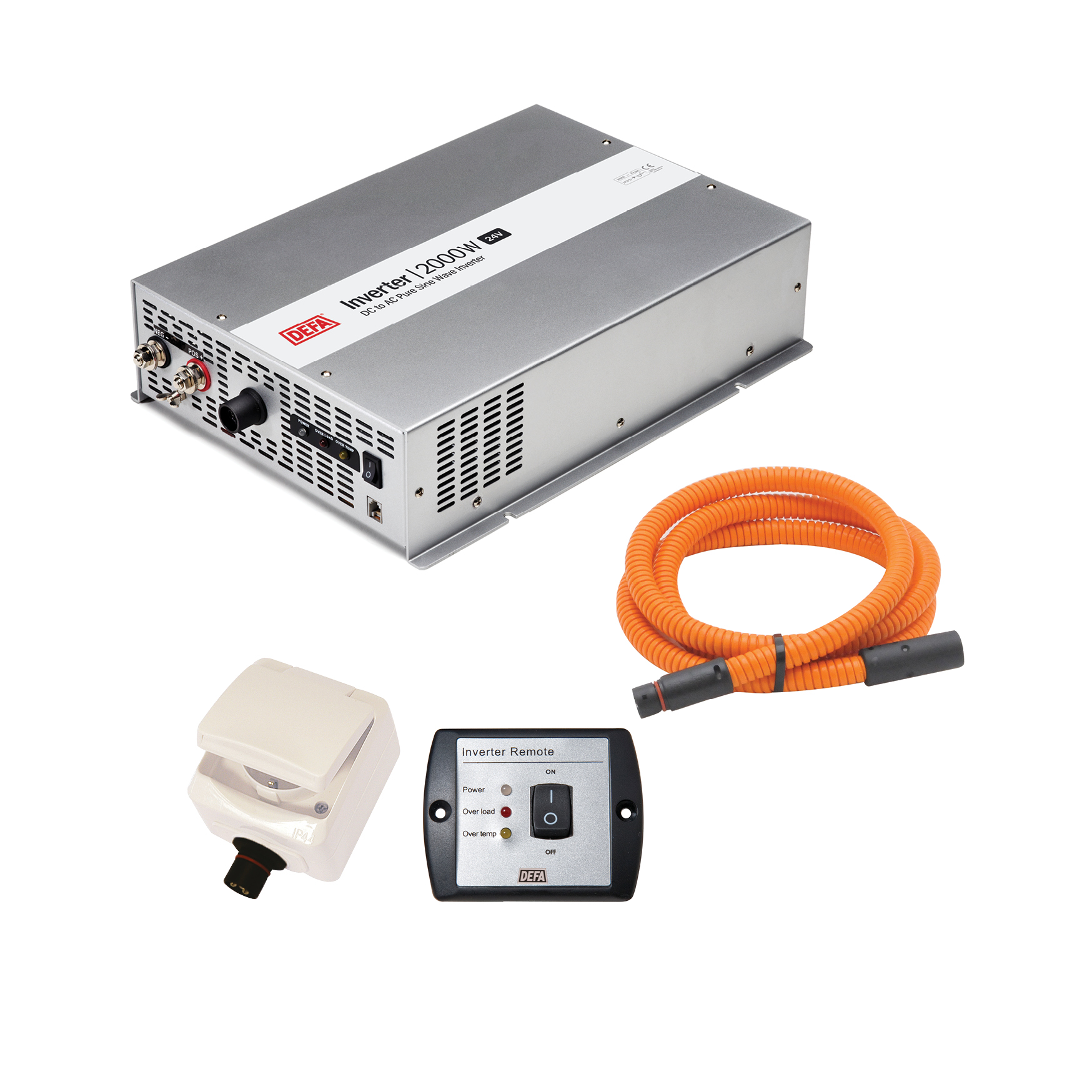 InverterKit 2000W 24V • Flexible and efficient 230V power supply 