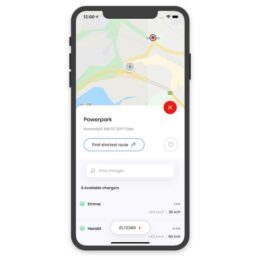 CloudCharge screenshot - offentlig lading/ladenettverk