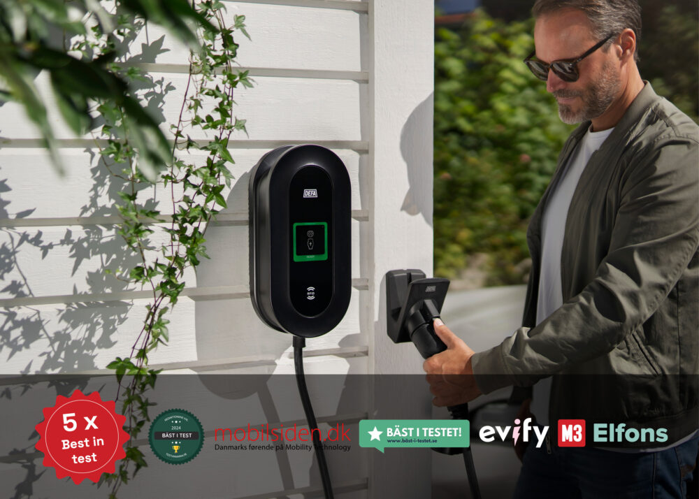 Best i Test elbillader | DEFA Power - Årets elbillader • DEFA