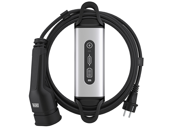 eMove portable mode2 charger, with cable coiled