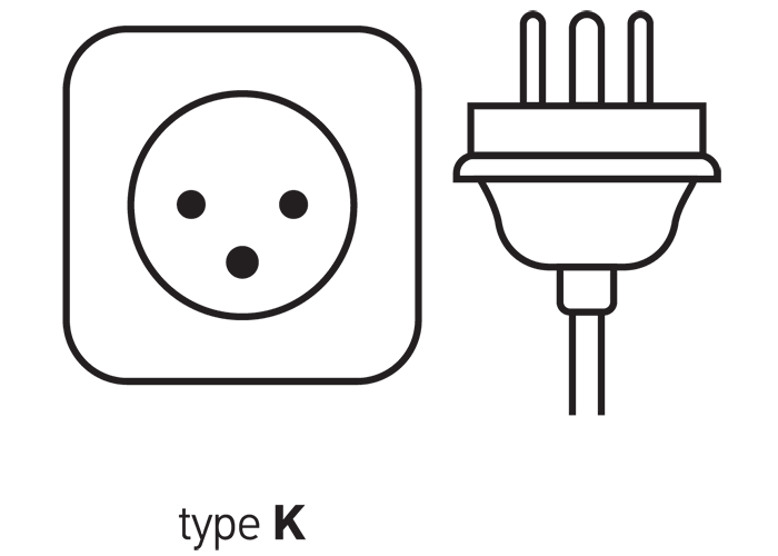 Illustration of socket type K
