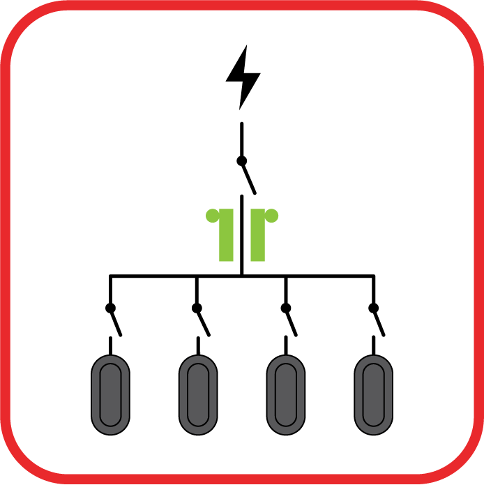 Cabling architecture icon