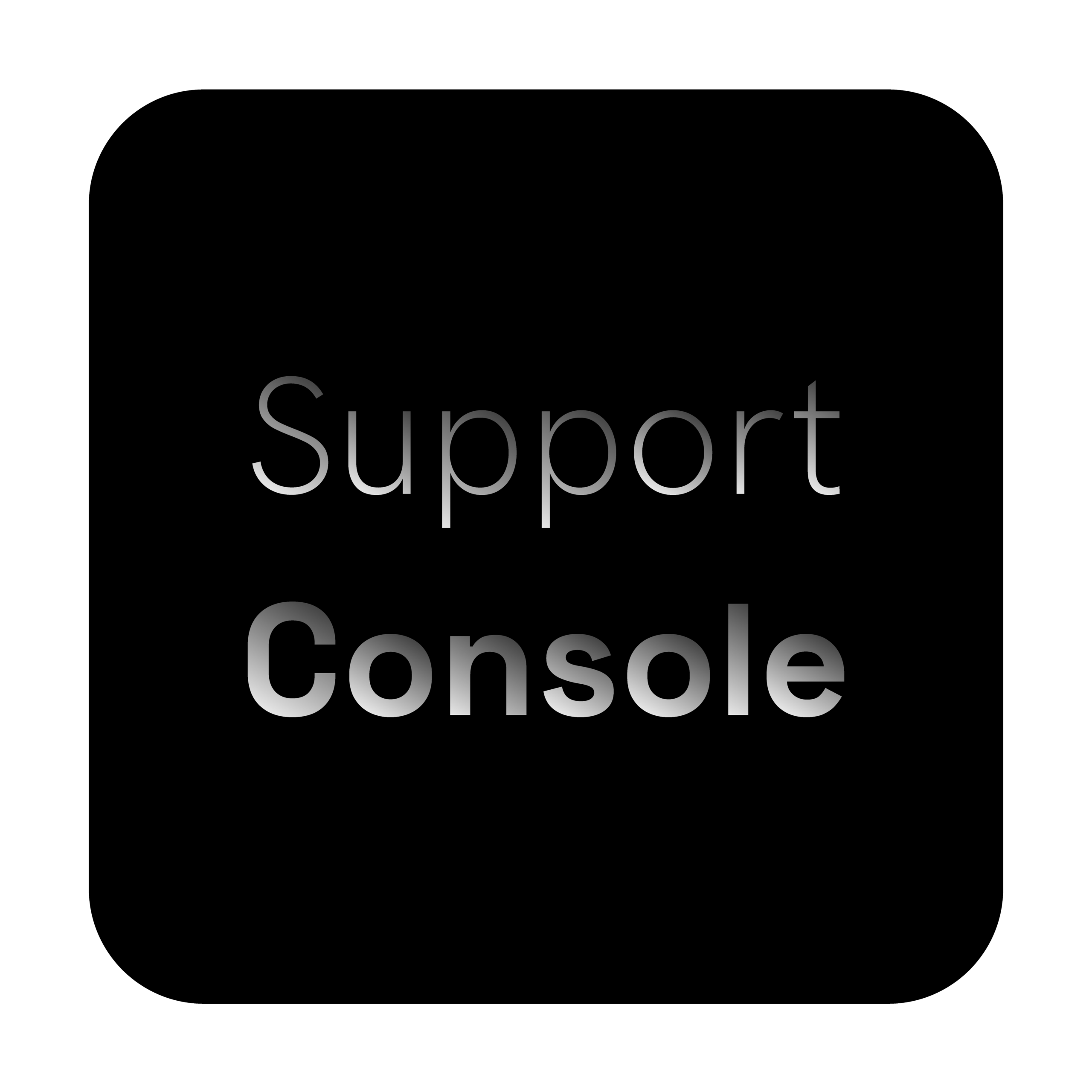 Support console icon