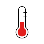 Termometer ikon