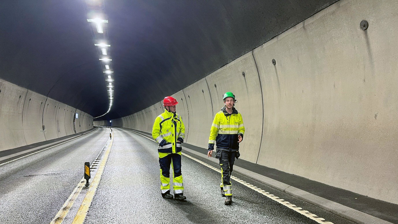 Grimstadposrten tunnelbelysning