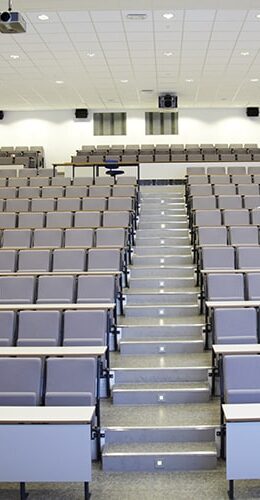 Lecture hall at the University of Agder