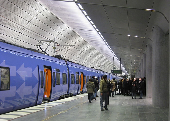 Platform light in Malmoe