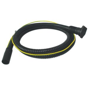 MiniPlug Inlet cable, coiled, 120V, white background