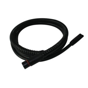 Black cable for Termini interior heater, 120V, white background